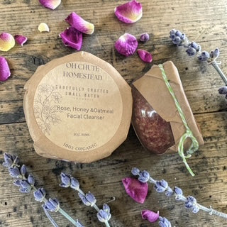 Honey, Rose, and Oat Facial Cleanser